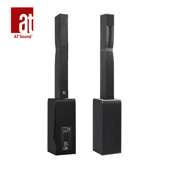 AT Sound Powerful Column Speaker Active Pa System With Subwoofer for Wedding Party Project