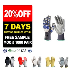 Guantes Industriales de Construcción TPR HPPE, Guantes de Seguridad de Trabajo Resistentes a Cortes, Guantes de Impacto para Mecánicos - Product Image 3