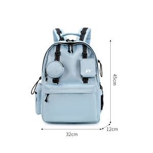 Sac à dos décontracté pour étudiants, grande capacité, multicolore, imperméable, fermeture éclair, doublure en polyester pour adolescents (filles et garçons) - Product Image 3
