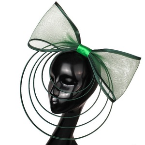 قبعات ديربي للنساء من Sinamay Fascinator Pillbox - Product Image 6