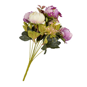 Fleur artificielle de pivoine de style européen, 30 cm-100 cm, en soie, décoration d'intérieur - Product Image 5