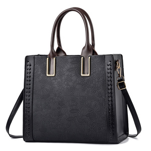 Nouveau Sac à Main de Luxe Rétro en Cuir Gaufré avec Dentelle, Sac à Bandoulière de Bureau de Haute Qualité pour Femme, Sac Messager - Product Image 3