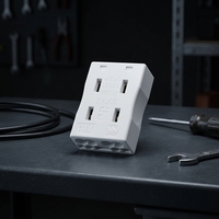 Connecteur de câblage court Open Wise 904, hauteur 8 mm, PA66 V2 ignifuge, Laiton/Ni+SS2-5P, CE/ROHS/REACH/ENEC Qualité garantie