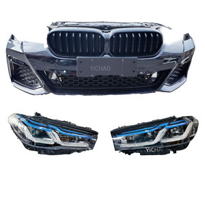 Adatto per <span class=keywords><strong>BMW</strong></span> Serie 5 G30/G38 M Sport, Paraurti Anteriore Completo 525 <span class=keywords><strong>530</strong></span> Msport con Griglia Integrata - Product Image 1