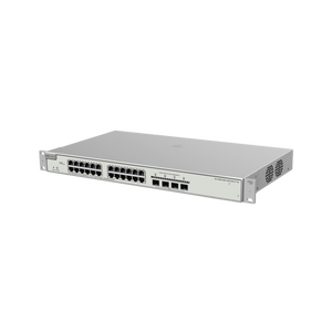 RG-NBS5200-24GT4XS-P-V2 Commutateur Ethernet géré L2 L3 24 ports PoE avec liaison montante 10G SFP, montable en rack, pour réseaux d'entreprise, de vidéosurveillance et de campus - Product Image 1