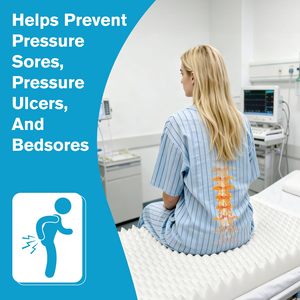 Coussin en <span class=keywords><strong>mousse</strong></span> alvéolée 72 * 24 * 4 pouces pour soulager la pression, <span class=keywords><strong>matelas</strong></span> en <span class=keywords><strong>mousse</strong></span> pour canapé, chaise, hôpital - Product Image 2