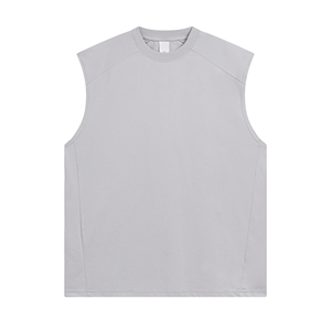 Oversized Sleeveless <b>Men's</b> Vest 2025 Streetwear Multi-Panel Athletic Street Vest - Product Image 1