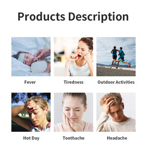 Parche antipirético para bebés, Parche de gel refrigerante para la fiebre, cambia de color, OEM - Product Image 2