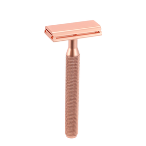 <strong>Double</strong> <strong>Edge</strong> Metal <strong>Razor</strong> with Stainless Steel Blade Reusable Shaving Safety <strong>Razor</strong> with Black Metal Handle Promotion - Product Image 2