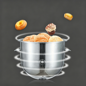 Mélangeur à spirale pour pâte à farine 1100W 20L, mélangeur alimentaire planétaire haute efficacité, batteur sur socle électrique avec contrôle de vitesse variable à 3 vitesses - Product Image 5