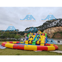 Design de parc aquatique en plein air en asie, terrain de jeu gonflable, jeux de parc aquatique gonflable