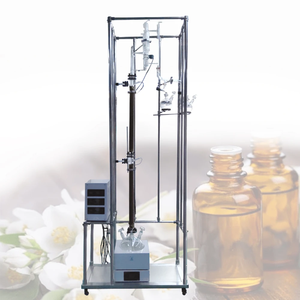 Columna de Destilación Fraccionada de Petróleo Crudo para Laboratorio, Equipo de Destilación al Vacío en Vidrio - Product Image 1