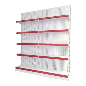 Présentoir <span class=keywords><strong>de</strong></span> supermarché autoportant multi-niveaux avec panneau perforé pour cosmétiques, papeterie, snacks et échantillons <span class=keywords><strong>de</strong></span> produits - Product Image 5