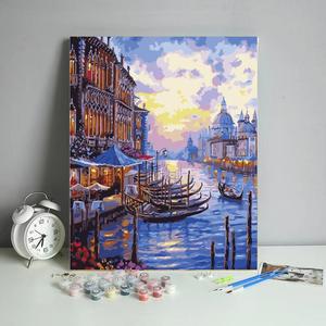 Personalizzabile 40x50cm pittura digitale DIY pittura ad olio su tela acrilica pittura a olio con numeri - Product Image 3