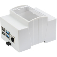 Vente flash, boîtier ABS pour Raspberry Pi 4 4b modèle B 8 Go 4 Go avec rail DIN, logo personnalisé en usine, meilleur prix