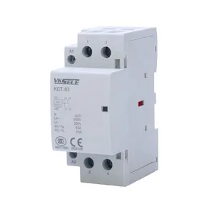 WEIKESEN factory KCT-40 40A 2 pole AC/DC 24V modular contactor 2NO 2NC 1NO+1NC type nmagnetic household contactor