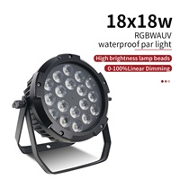 Prix d'usine, 18 pièces de projecteurs LED Par Can, étanches IP65, éclairage de scène extérieur