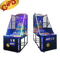 Machine de basket-ball à pièces d'occasion IFD pour adultes, jeux de tir à la balle, machine d'arcade de basket-ball à prix réduit