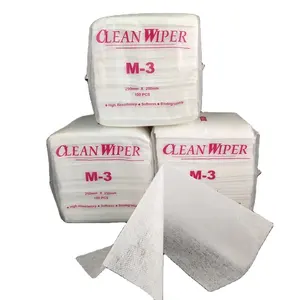 Leenol-limpiaparabrisas de poliéster no tejido, limpieza de habitación, M-3, Clase 100