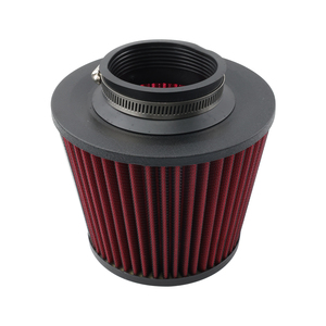 ชุดอุปกรณ์ดูดอากาศเย็นแบบไหลสูง (กรองอากาศคู่) – ใช้ได้กับ VW/Audi/BMW 1.4T/2.0T TFSI AIM080-BK-RD - Product Image 4