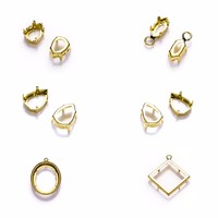 Grande taille 12 mm, monture en laiton pour sertissage de pierres, grande base ronde pour pendentif cabochon pour la fabrication de bijoux DIY, apprêts métalliques en gros
