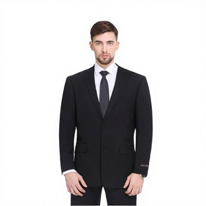 Ensemble de costumes d'affaires pour hommes, simple boutonnage, fermeture éclair, respirant, élégant, vente en gros d'usine à prix imbattable pour mariages - Product Image 2