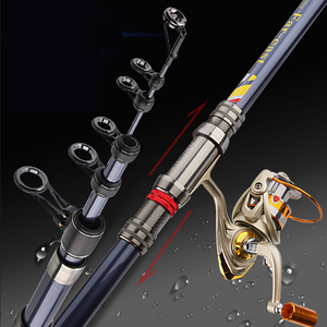 Nm <span class=keywords><strong>Canne</strong></span> à Pêche Télescopique de 3.6m 3.9m 4.2m 4.5m 5.4m, Lanceur de <span class=keywords><strong>Surfcasting</strong></span> Portable à Siège Amovible, pour Pêche en Mer - Product Image 4