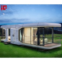 Capsule de Camping au Design Luxueux, Maisons Préfabriquées, Capsule Spatiale avec Système Intelligent