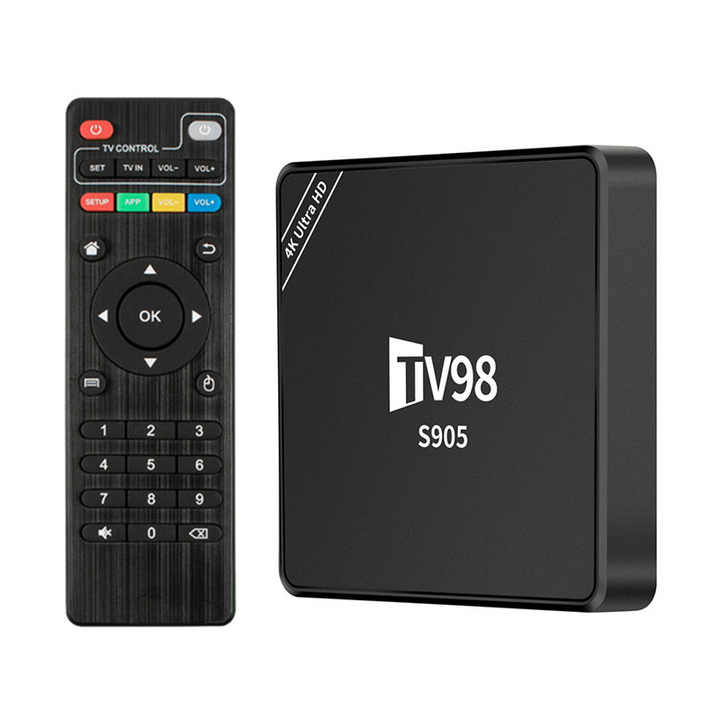 TV98 S905 Internet STB PRO SMART TV BOX 4K with Android 12