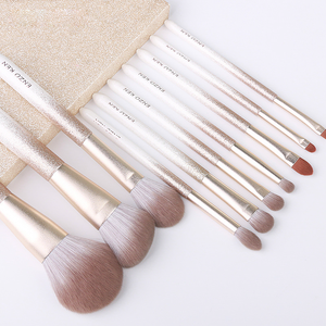 Set Completo de Brochas de Maquillaje, Diseño Moderno, Pelo Sintético <span class=keywords><strong>Super</strong></span> Suave, 10 Piezas, para Rostro, Corrector y Delineador de Ojos - Product Image 2