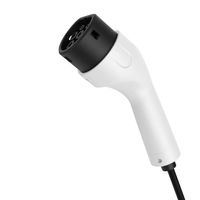 Connecteur de charge EV de type 2, 32A, 3 phases, 22KW, 480V AC, câble de charge EV de 5m