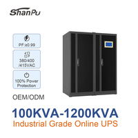Système d'alimentation UPS modulaire en ligne 100kVA - 1200kVA triphasé pour centre de données