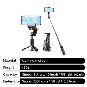 Estabilizador de Gimbal para Teléfono Móvil, Palo Selfie Antivibración con Función Follow-Me - Product Image 5