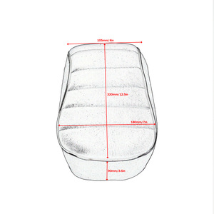 Accessoires <span class=keywords><strong>de</strong></span> <span class=keywords><strong>moto</strong></span>, version 883N, modèle F-545, <span class=keywords><strong>selle</strong></span> arrière modifiée imperméable rétro, 16-22 ans, rayures horizontales, siège noir - Product Image 2