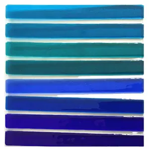 Transparent Opalescent Colored Fusible Stained Glass Sheet For Art Design Kiln Melting COE85 COE90 COE96