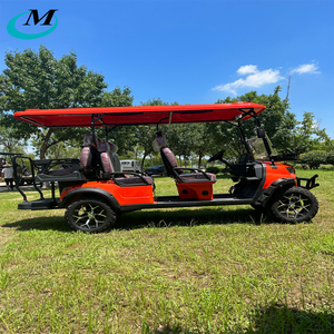 Turuncu kaplan 2 4 6 koltuklu elektrikli golf arabası s ucuz fiyatlar satılık buggy araba çin kulübü kaldırdı golf arabası - Product Image 5