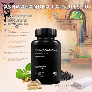 Cápsulas de Ashwagandha Natural HPValia OEM/ODM Ksm-66, 90 Cápsulas/Botella para Mujeres - Product Image 2
