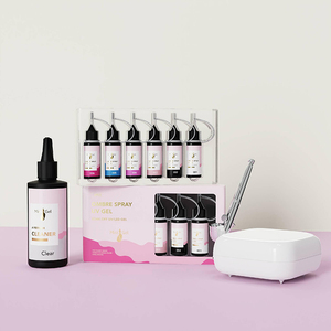 Ensemble de vernis à ongles en gel aérographe avec brume fine pour ongles pour spray de couleur Perfect Vegan Polish Nail Art Design - Product Image 1