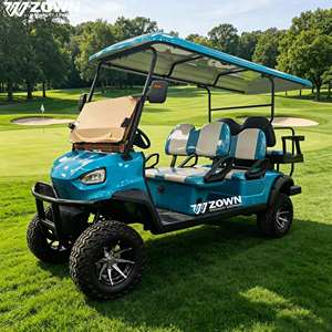 Carrito de Golf Eléctrico Personalizado de 2/4/6 Plazas con Batería de Litio, Certificado CE, para Resort - Product Image 1