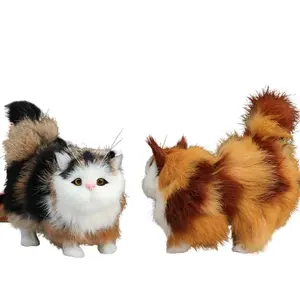 Tiktok 뜨거운 판매 2023 발렌타인 데이 맞춤형 봉제 장난감 미니 동물 고양이 장난감 대화 형