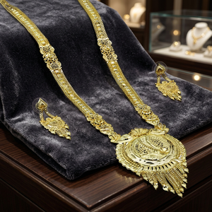 Collares Largos de Latón Chapado en Oro de 14K, 18K y 24K para Bodas Ortodoxas, Joyería de Moda al por Mayor - Product Image 1