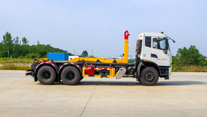 รถยกขยะ15cbm 10ล้อ20m3ตะขอเกี่ยวแบบม้วนปิดได้คุณภาพสูงรถดัมพ์ขยะรีไซเคิลขยะ - Product Image 4