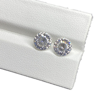 Nouveautés couleur blanche ronde portugaise coupe Moissanite pierre précieuse en gros pour la fabrication de bijoux