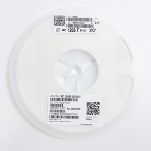 RC1206FR-072K7L Resistor SMD New and Original 1206 <strong>2K7</strong> 2.7k <strong>OHM</strong> 1% 200V - Product Image 1