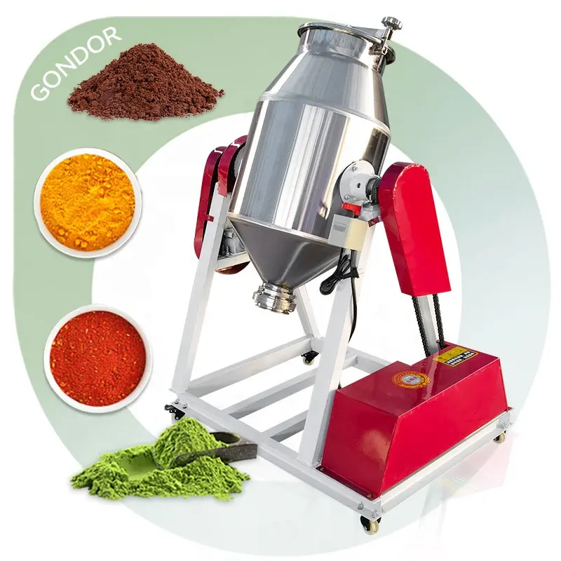 Starch Drying 15 Lt Dry Rotary Tea Leaf Mini Spice Food Drum Mixer Powder Max 50kg Mix Machine for