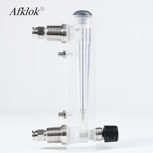 カスタマイズされた流量計 0.2～2 GPM/1～7LPM オイル・水・液体・ガラス流量計 ロータメーター - Product Image 3