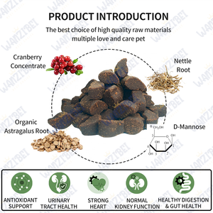 Soft Chews Vejiga Control Cranberry Soporta Vejiga Tratamiento saludable UTI Vejiga Infección Alivio Masticables para perros - Product Image 2