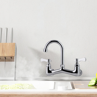 Moderne Edelstahl 304 Küchen armatur Messing Waschbecken Wasserhähne mit Keramik ventil Kern Wasser zeichen zertifizierte Küche Wasserhahn