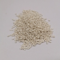 Pailles en matériau biodégradable PHA, extrudées, couleur blanche