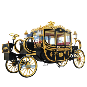Calèche royale de luxe en acier pour mariages et excursions - Product Image 2